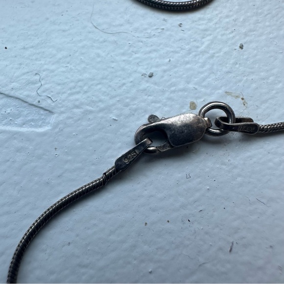 Dior Vintage Cutout Pendant and Snake Chain - Picture 8 of 8